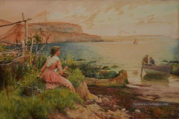 L’épouse du pêcheur Alfred Glendening JR Peinture à l'huile
